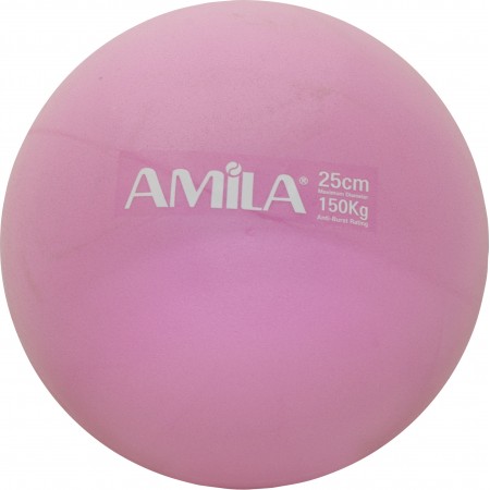 Amila Μπάλα Γυμναστικής Amila Pilates Ball 25Cm Ροζ Bulk 