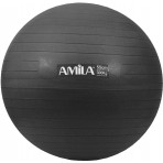 Amila Μπάλα Γυμναστικής Amila Gymball 55Cm Μαύρη (95826)