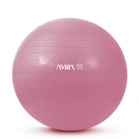 Amila Μπάλα Γυμναστικής Amila Gymball 55Cm Ροζ 