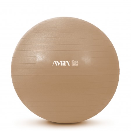 Amila Μπάλα Γυμναστικής Amila Gymball 55Cm Χρυσή 