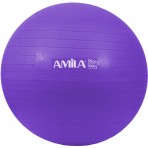 Amila Μπάλα Γυμναστικής Amila Gymball 55Cm Μωβ (95830)