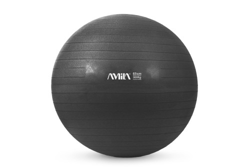 Amila Μπάλα Γυμναστικής 65 Cm - Μαύρη (95845)