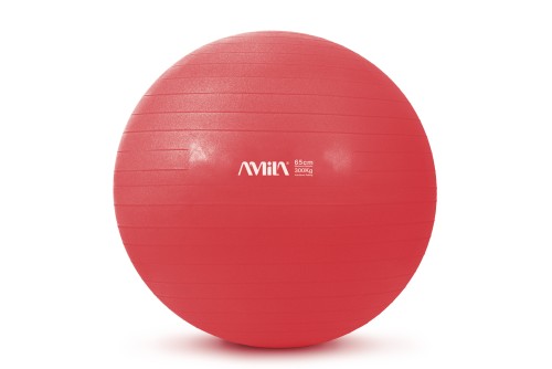 Amila Μπάλα Γυμναστικής 65 Cm - Κόκκινη (95846)
