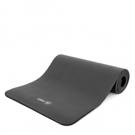 Amila Στρώμα Γυμναστικής Nbr 12Mm 90Kg 142Cm Μαύρο 