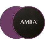 Amila Δίσκοι Ολίσθησης Amila Gliding Pads Μωβ (95952)