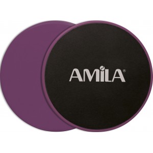 Amila Δίσκοι Ολίσθησης Amila Gliding Pads Μωβ (95952)