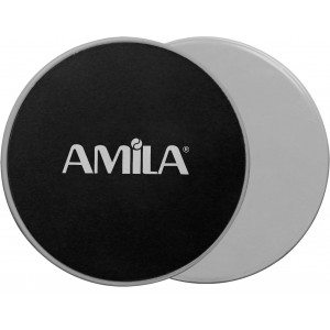 Amila Δίσκοι Ολίσθησης Amila Gliding Pads Γκρι (95953)