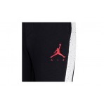 Jordan Jumpman Air Speckle Fleece Παντελόνι Φόρμας Μαύρο, Λευκό