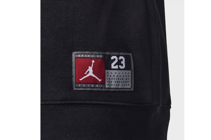 Jordan Fleece Παιδικό Φούτερ με Κουκούλα Μαύρο