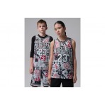 Jordan Printed 23 Jersey Παιδική Αμάνικη Μπλούζα Λευκή, Μαύρη, Κόκκινη