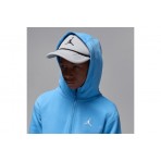 Jordan Dri-FIT Sport Παιδική Βαμβακερή Ζακέτα με Κουκούλα Γαλάζια