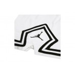 Jordan Sport Dri-Fit Diamond Παιδική Μπασκετική Βερμούδα Λευκή, Μαύρη