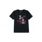 Jordan Παιδικό Κοντομάνικο T-Shirt Μαύρο