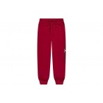 Jordan Baseline Fleece Παιδικό Παντελόνι Φόρμας Κόκκινο, Μαύρο
