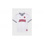 Jordan Sport Jersey Παιδικό Κοντομάνικο T-Shirt Λευκό