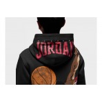 Jordan Sketch Παιδικό Φούτερ με Κουκούλα Μαύρο