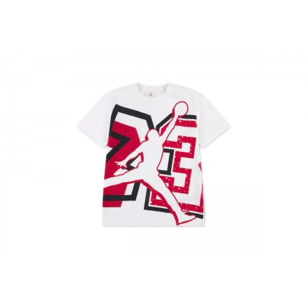 Jordan 23 Splitter Παιδικό Κοντομάνικο T-Shirt Λευκό, Κόκκινο, Μαύρο