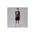 Jordan Geo Tie Dye Παιδικό Κοντομάνικο T-Shirt Ανθρακί