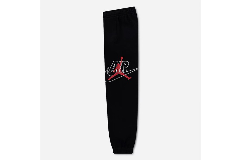 Jordan MJ Jumpman Air Παιδικό Παντελόνι Φόρμας Μαύρο, Λευκό, Κόκκινο