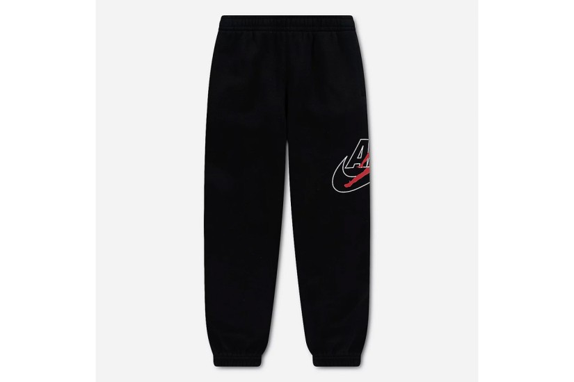 Jordan MJ Jumpman Air Παιδικό Παντελόνι Φόρμας Μαύρο, Λευκό, Κόκκινο