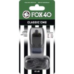 Amila Σφυρίχτρα Fox40 Classic Cmg Official Μαύρη Με Κορδόνι (96010008)
