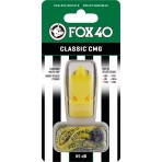 Amila Σφυρίχτρα Fox40 Classic Cmg Official Κίτρινη Με Κορδόνι (96030208)