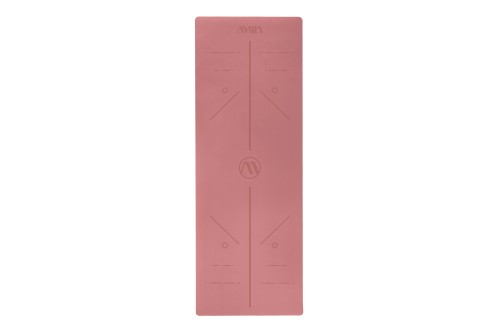 Amila Στρώμα Yoga Pilates Trinity Pu 183X65X0,4 Cm - Rose Pink (96761)