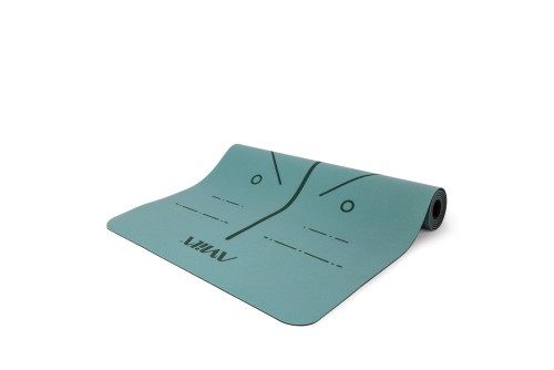 Amila Στρώμα Yoga Pilates Trinity Pu 183X65X0,4 Cm - Teal Green (96762)
