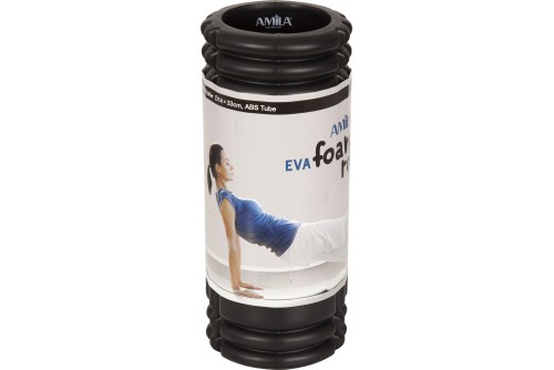 Amila Amila Foam Roller Plexus Φ14X33Cm Μαύρο (96806)