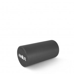 Amila Foam Roller Pro Φ15X30Cm Μαύρο (96824)