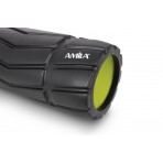 Amila Foam Roller Arrow 14X33Cm Μαύρο, Λάιμ