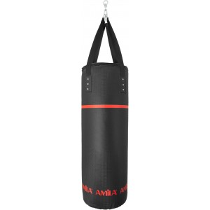 Amila Σάκος Πυγμαχίας Pvc Carbon Look 100X35 (96851)