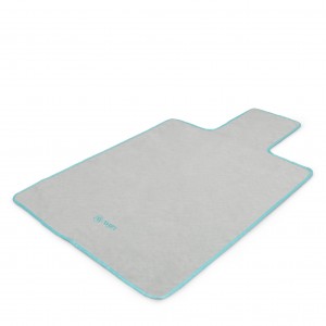 Amila Πετσέτα Αντιολισθητική Pilates Trinity - Pearl Grey (96903)