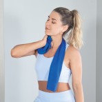 Amila Πετσέτα Ψύξης Cooltowel Μπλε (96909)