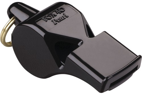 Amila Σφυρίχτρα Fox40 Pearl Μαύρη (97020008)
