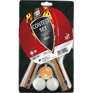 Amila Σετ Ping Pong Sunflex Contest 2 Ρακέτες - 3 Μπαλάκια (97231)