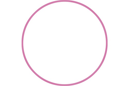 Amila Χούλα-Χουπ Hq 60Cm - Φ19Mm - 230Gr, Ροζ (98802)