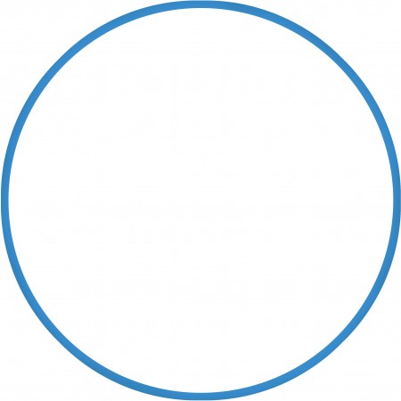 Amila Χούλα-Χουπ Hq 60Cm - Φ19Mm - 230Gr, Μπλε 