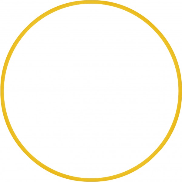 Amila Χούλα-Χουπ Hq 60Cm - Φ19Mm - 230Gr, Κίτρινο (98806)