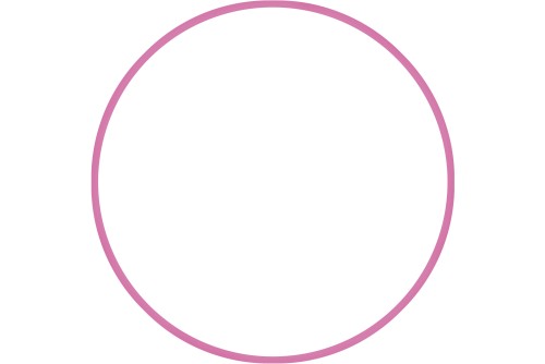 Amila Χούλα-Χουπ Hq 70Cm - Φ19Mm - 280Gr, Ροζ (98808)