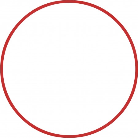 Amila Χούλα-Χουπ Hq 70Cm - Φ19Mm - 280Gr, Κόκκινο 