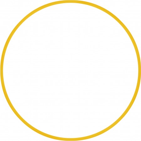 Amila Χούλα-Χουπ Hq 70Cm - Φ19Mm - 280Gr, Κίτρινο 