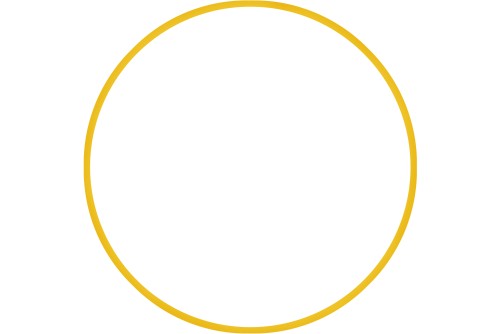 Amila Χούλα-Χουπ Hq 70Cm - Φ19Mm - 280Gr, Κίτρινο (98811)