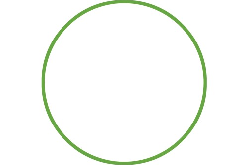 Amila Χούλα-Χουπ Hq 70Cm - Φ19Mm - 280Gr, Πράσινο (98812)
