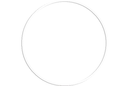 Amila Χούλα-Χουπ Hq 70Cm - Φ19Mm - 280Gr, Λευκό (98814)