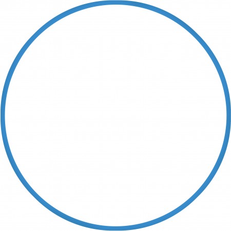 Amila Χούλα Χουπ Hq 80Cm - Φ19Mm - 330Gr, Μπλε 