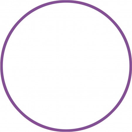 Amila Χούλα Χουπ Hq 80Cm - Φ19Mm - 330Gr, Μωβ 