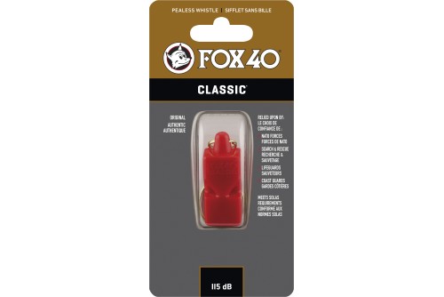 Amila Σφυρίχτρα Fox40 Classic Safety Κόκκινη (99020100)