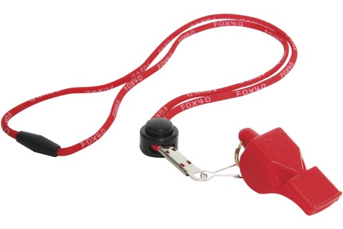 Amila Σφυρίχτρα Fox40 Classic Safety Κόκκινη Με Κορδόνι (99030108)