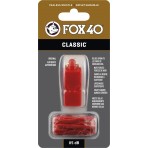 Amila Σφυρίχτρα Fox40 Classic Safety Κόκκινη Με Κορδόνι (99030108)